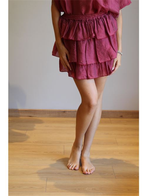 Gonna mini con balze DIECI MINUTI | 933233